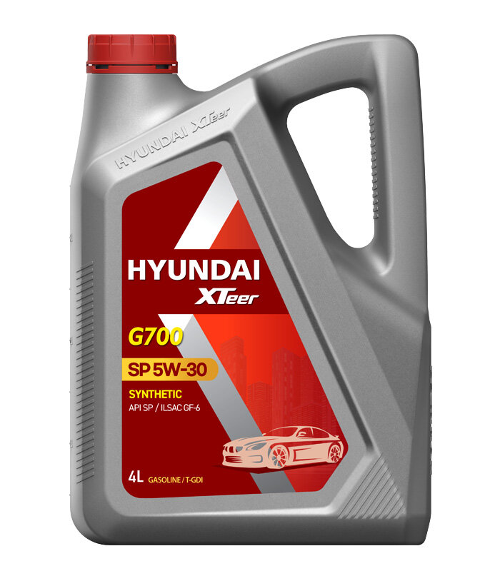 Синтетическое моторное масло HYUNDAI XTeer Gasoline G700 5W-30, 4 л