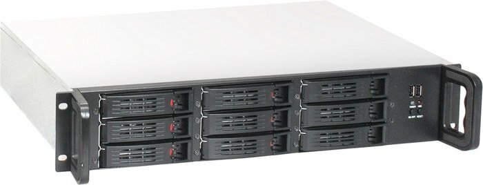 Корпус серверный 2U Exegate EX285223RUS 19", глубина 650, БП 2U-500ADS, 9xHotSwap, 2*USB - фото №4