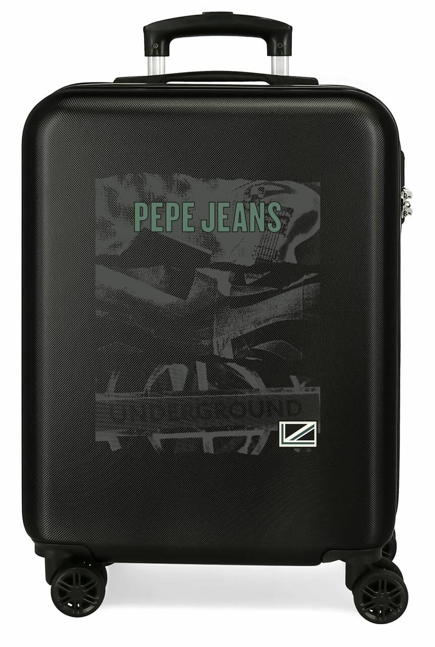 Чемодан Pepe Jeans 6481121, размер S, черный