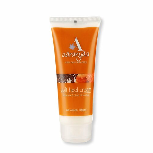 SOFT HEEL Cream bees wax clove oil formula Aaranyaa смягчающий крем для ступней с пчелиным воском и маслом гвоздики Аараньяа 100 г 606₽