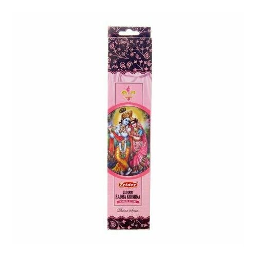 JAI SHREE RADHA KRISHNA Incense Sticks, Tridev (джей ШРИ радха кришна благовония, Тридев), 20 г.