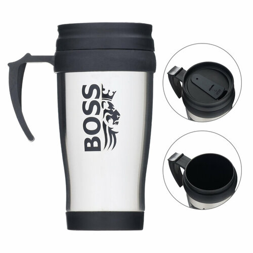 Термокружка 350 мл Classic BOSS сохраняет тепло до 2 ч 621₽