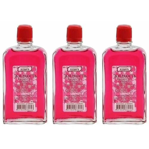 Жидкость для снятия лака Аэлита с ацетоном стекло 85 мл 3 шт 751₽