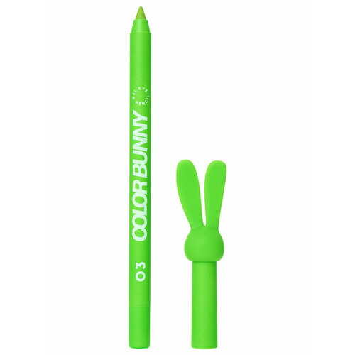 Карандаш для глаз Love Generation гелевый Color Bunny, тон 03 зеленый карандаш гелевый для глаз love generation gel eye pencil color bunny 1 3 гр