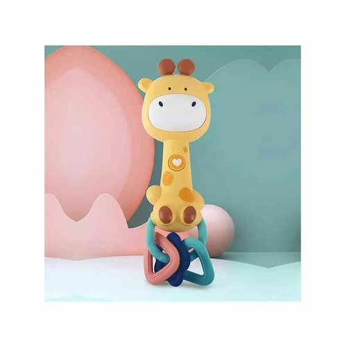 музыкальная игрушка с подсветкой жирафик Музыкальная игрушка, Жирафик, развивашка, 1 шт.