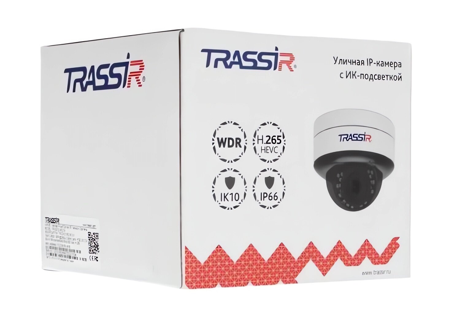 Камера видеонаблюдения IP Trassir , 1080p, 3.6 мм, белый - фото №10