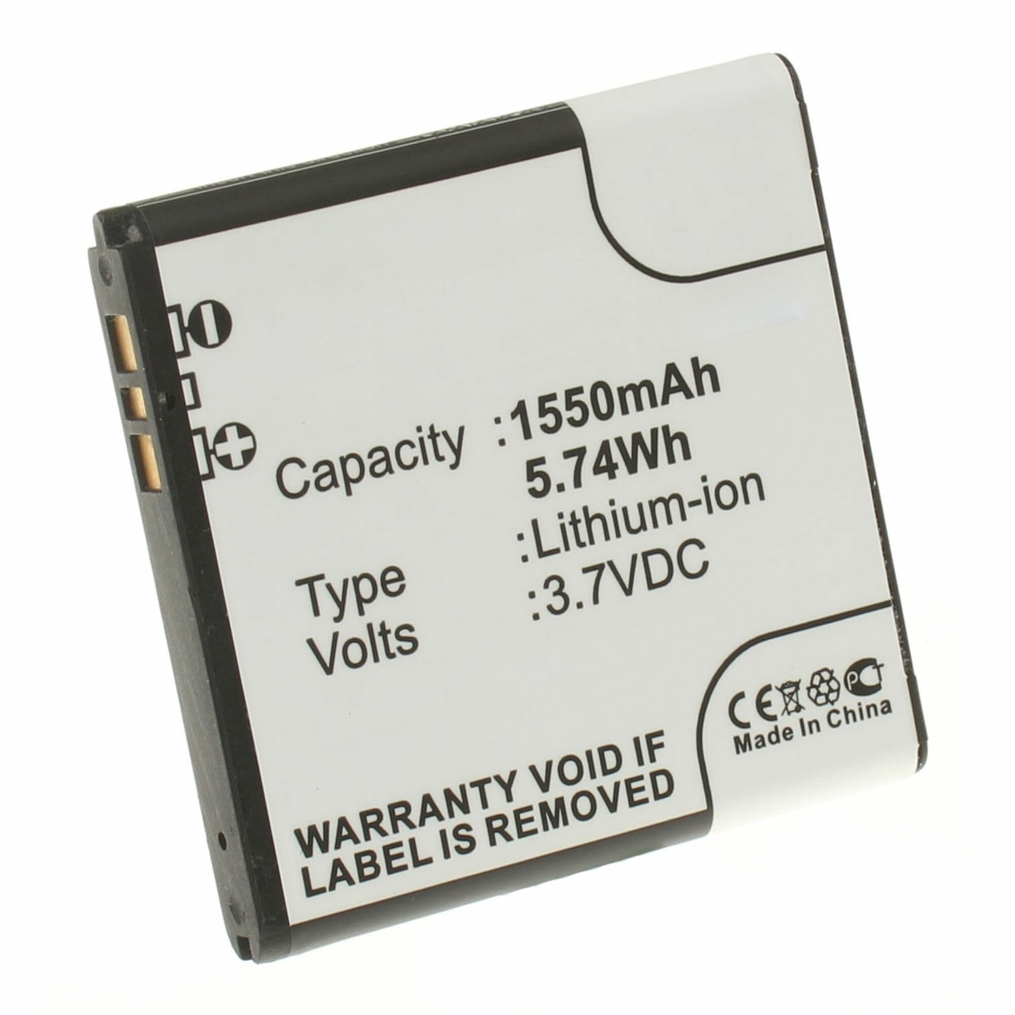 Аккумуляторная батарея iBatt iB- Ericsson-Xperia-Ray-(ST18i)-M358 1550mAh.