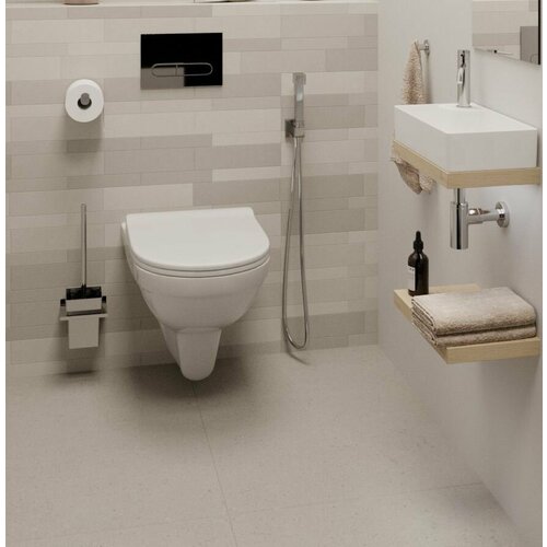 Унитаз подвесной KIROVIT старк с сиденьем микролифт горизонтальный выпуск 9750₽