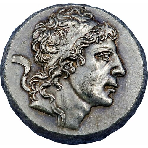 Античная монета Тетрадрахма, Митридат VI, копия гладкий в митридат