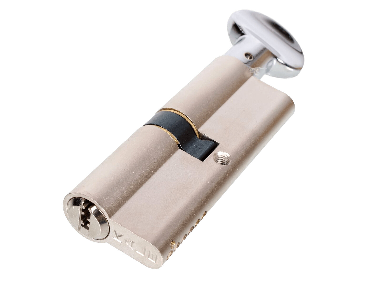 Цилиндровый механизм KALE KILITс вертушкой 164 SM/80мм (35+10+35) никель 5 ключей