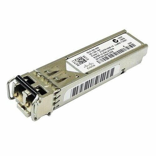 cisco asr1000 sip40 Трансивер Cisco SFP 1Gbps 1000Base-SX MMF Short Wave 850nm 550m FC4x(GLC-SX-MM)