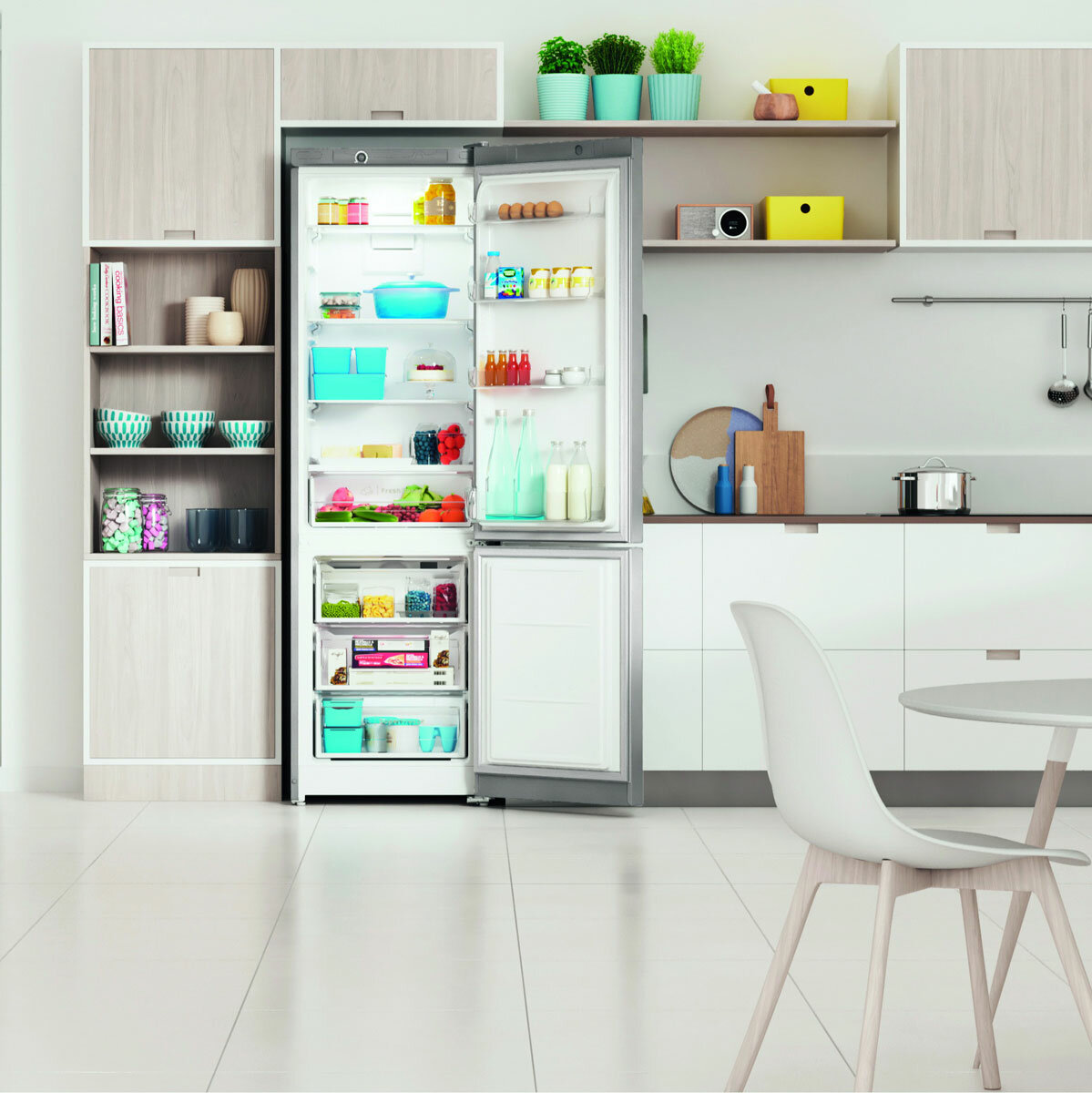 Двухкамерный холодильник Indesit ITS 4200 G, No Frost, серебристый - фотография № 14