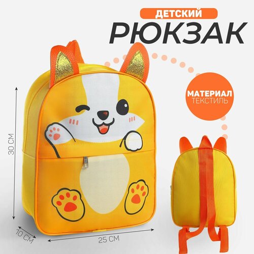 Рюкзак детский с карманом Милый корги 3025 см 699₽