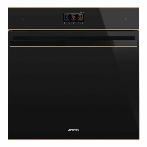Электрический духовой шкаф 597 см Smeg Dolce Stil Novo SOP6604S2PNR черный 29999000₽