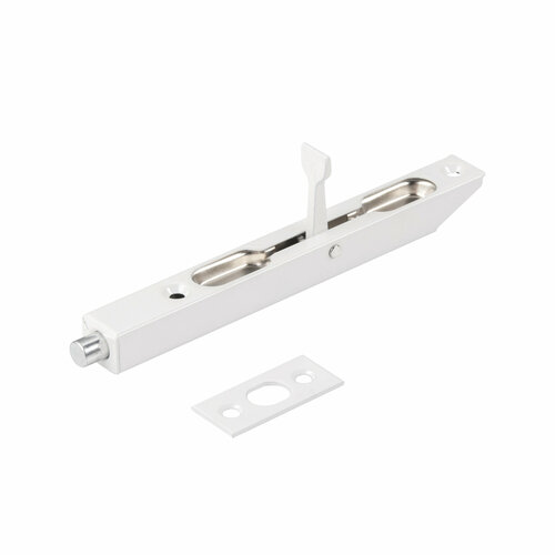 фото Торцевой шпингалет adden bau 401-140 white | белый