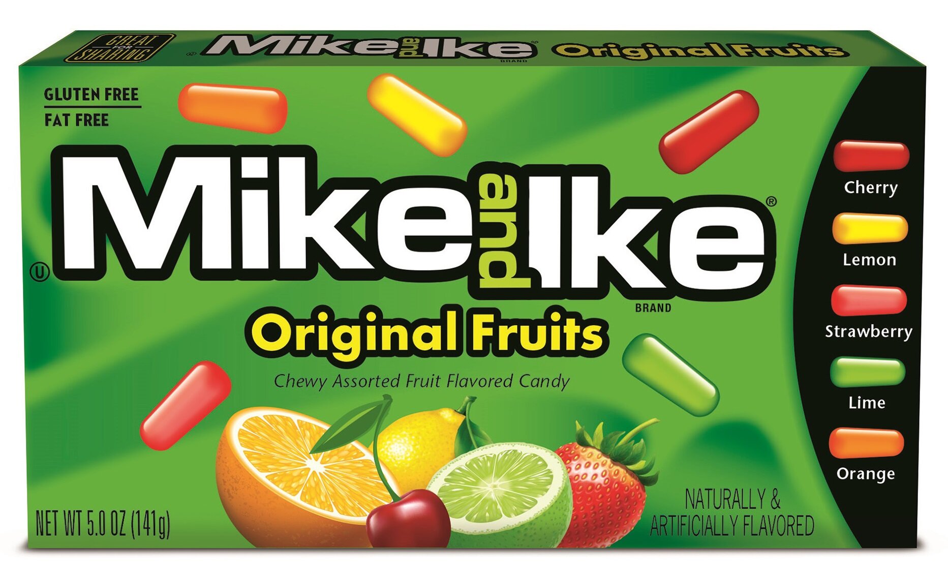 Конфеты Mike and Ike Original Fruits / Майк энд Айк Оригинал Фрукт 141 г. (США)