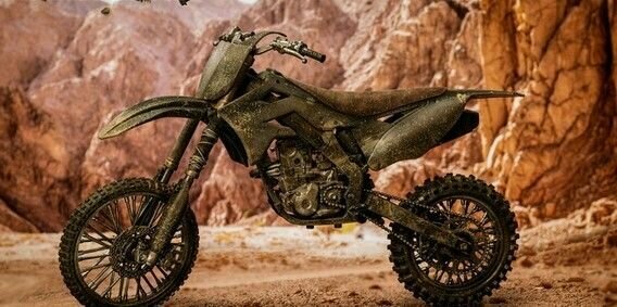 Байк Веза Безумный Макс 30см, Dirt Style Deco Motorbiike Mad Max