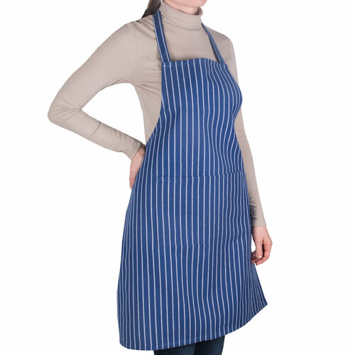 Фартук кухонный Blue stripes Borghouse размером 80х60 см 556₽