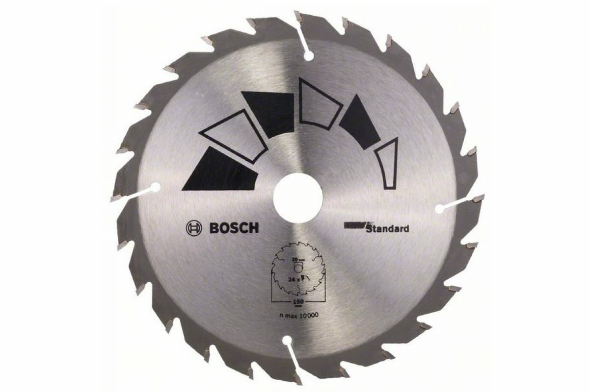 Пильный диск STANDARD GT WO H 150x20/16-24 Bosch 2609256806