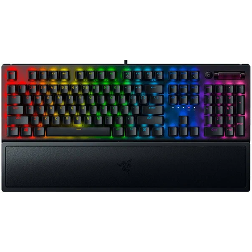 Игровая клавиатура Razer BlackWidow V3 Razer Green Switch, black, русская игровая клавиатура razer blackwidow x tournament cfhd edition