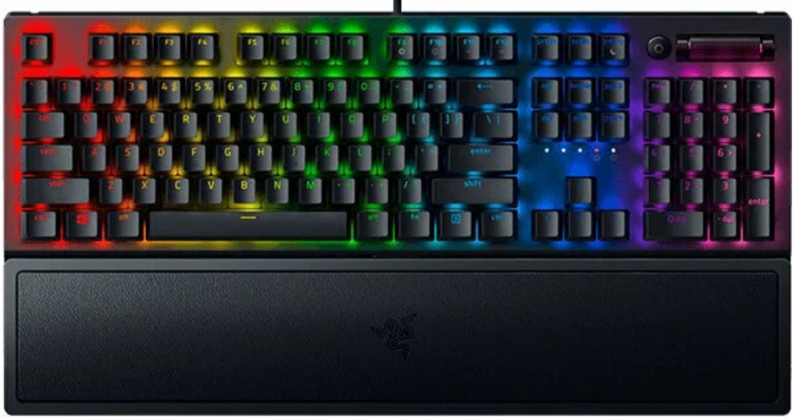 Игровая клавиатура Razer BlackWidow V3 Razer Green Switch, black, русская