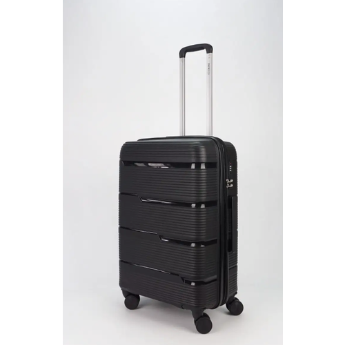 Чемодан Impreza, 50 л, размер S, черный чемодан impreza yel 717 40 л размер s черный