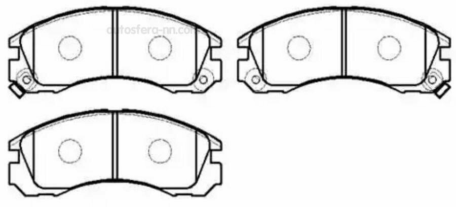 HSB HP5229 Колодки тормозные