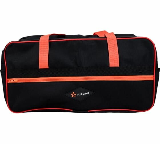 Дорожная автомобильная сумка Airline средняя 49х24х20 см черная/оранжевая AR-BAG-01