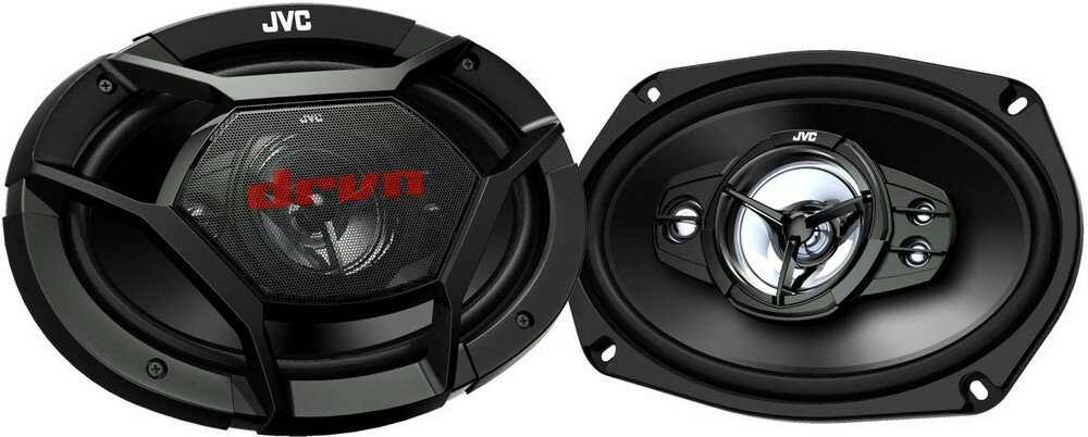 Колонки автомобильные JVC CS-DR6950H 800Вт 86дБ 4Ом 15x23см (6x9дюйм) (ком:2кол.) коаксиальные пятиполосные