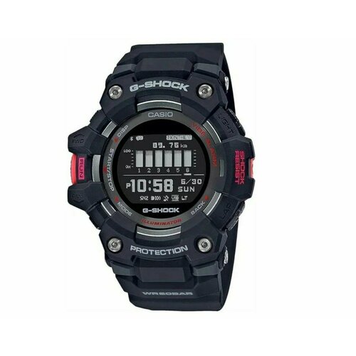 Наручные часы CASIO GBD-100-1, красный, черный наручные часы casio g shock casio gbd h1000bar 4e черный