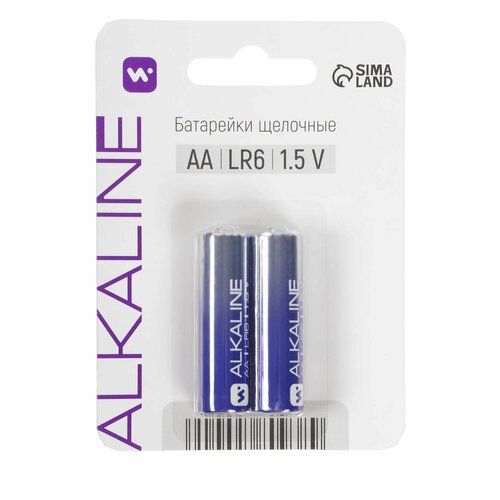 Батарейка алкалиновая Windigo AA LR6 блистер 2 шт 330₽