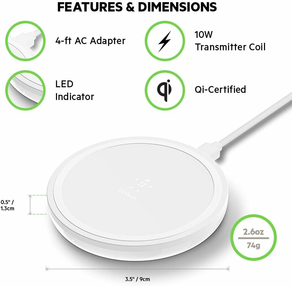 Беспроводное зарядное устройство Belkin - фото №3