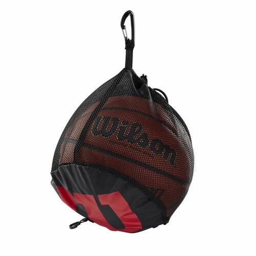 Сумка-чехол для баскетбольного мяча Wilson All Sport Single Ball Bag прозрачная акриловая подставка для мячей держатель для дисплея опорная база подходит для 1 2 футбольного хрусталя муссового мяча тенни