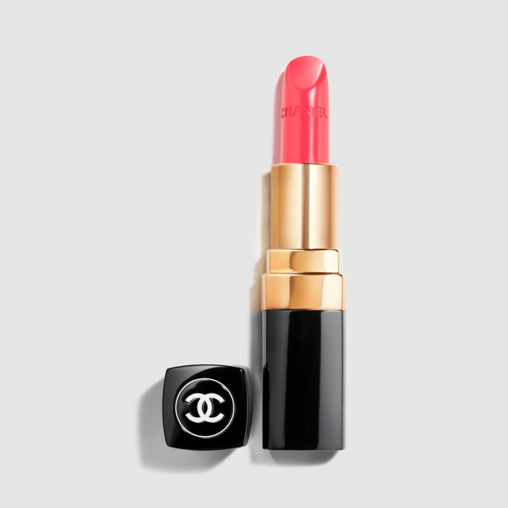 Chanel помада для губ Rouge Coco длительное увлажнение, оттенок 480 Corail Vibrant