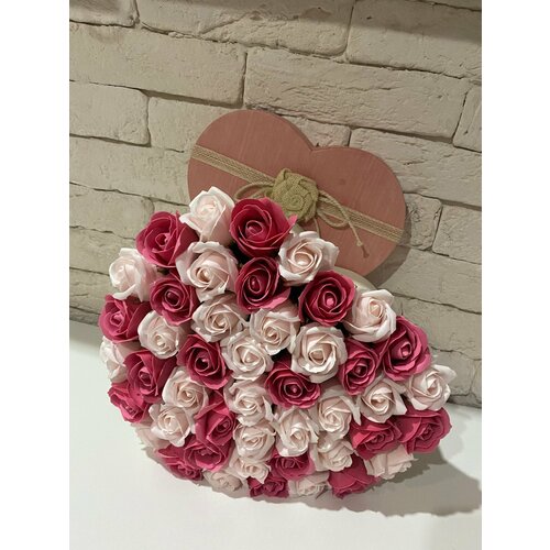 Букет из мыльных роз