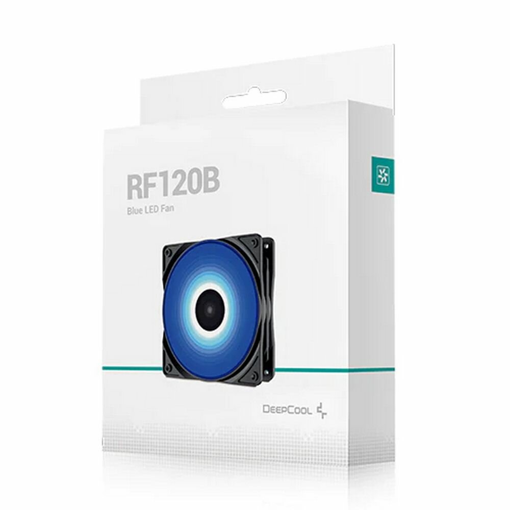 Вентилятор для корпуса Deepcool RF120B 120x120x25мм Blue