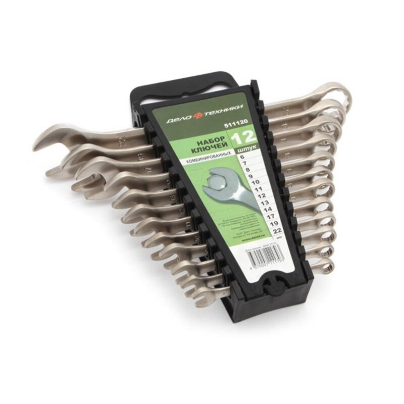 Набор ключей комбинированных Дело Техники 12 шт, 6-22 мм (511120)
