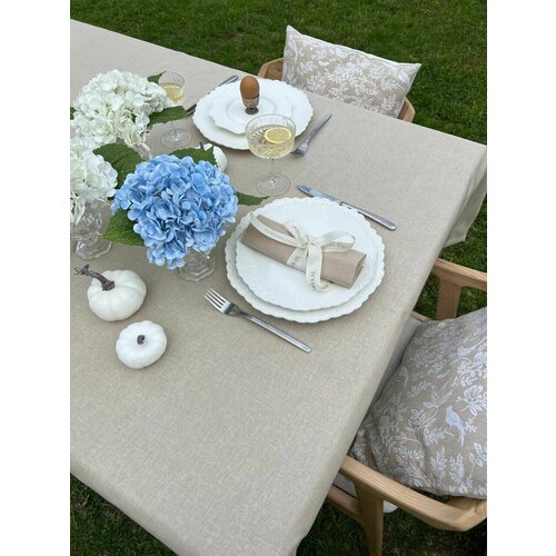 Скатерть Dreamtex Home Decor Меланж бежевый 110х160 см