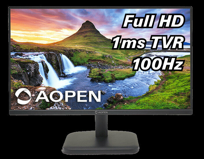 27' AOPEN 27CL1Ebmix 1920x1080, 1 / 5ms, 250cd, 100Hz, 1xVGA+1xHDMI(1.4)+SPK+Audio out+Audio in, Speakers 2Wx2, FreeSync (by ACER)