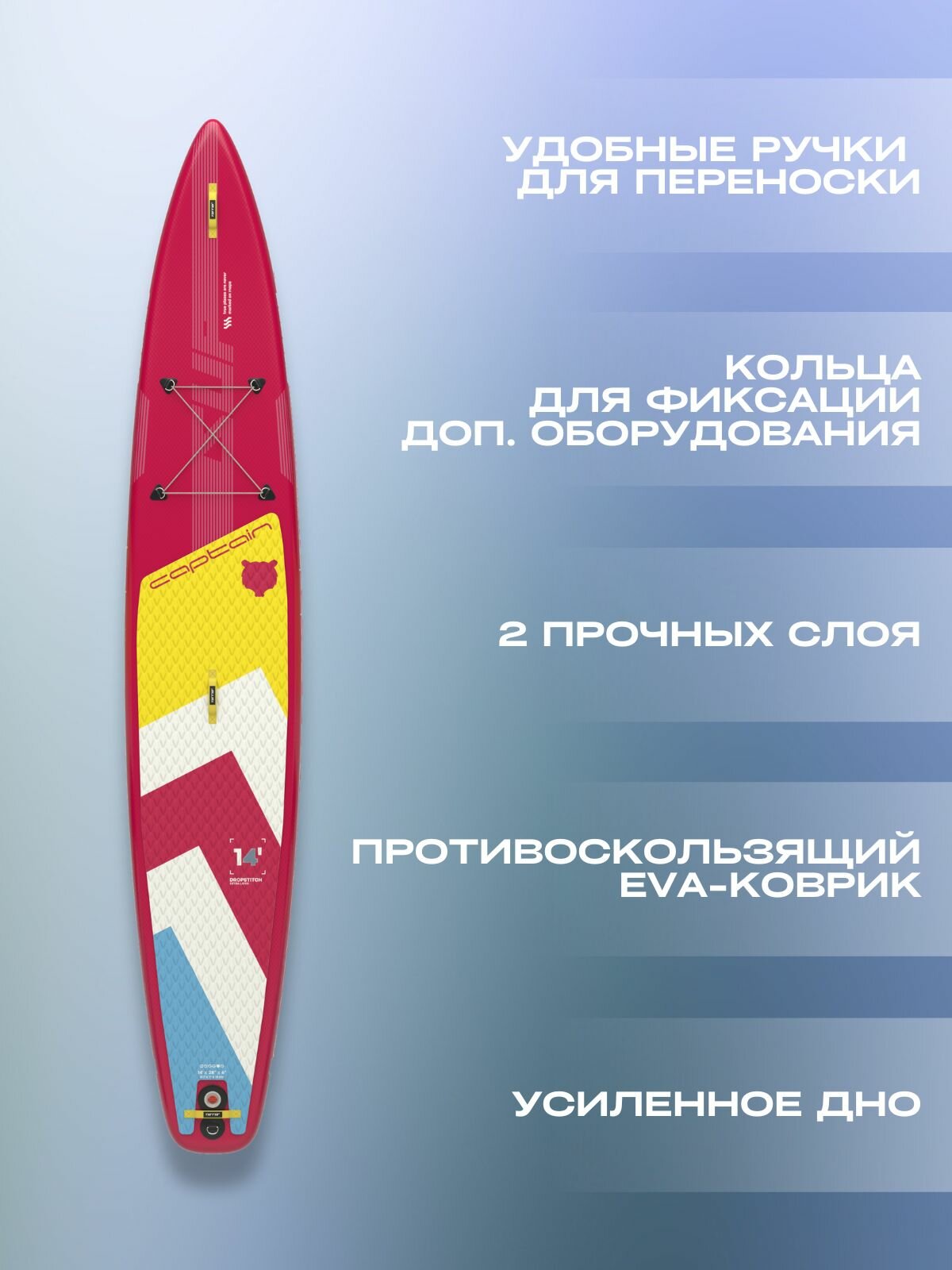 Сапборд TERRO - CAPTAIN 14' Terror - фото №4