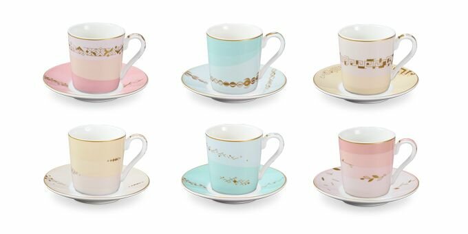 Сервиз кофейный Tescoma myCOFFEE Romance, 12 предметов, фарфор — фото 1