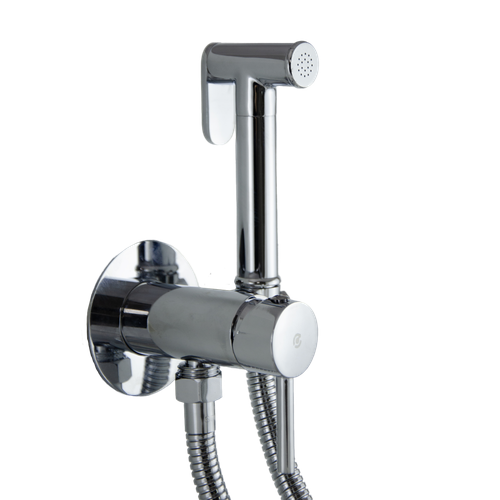 Смеситель с гигиенической лейкой SANTREK AQUA-1057 PRESTIGE SAP-1057 шар d-25 встраиваемый хром 4936₽