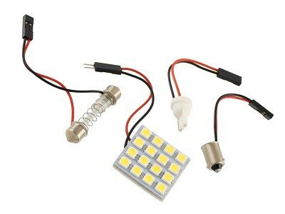 Светодиодная площадка 12V 16SMD(60x20mm)белый (кмп 3 цоколя: BA9s, T-10, T-11 универс)TM NORD YADA