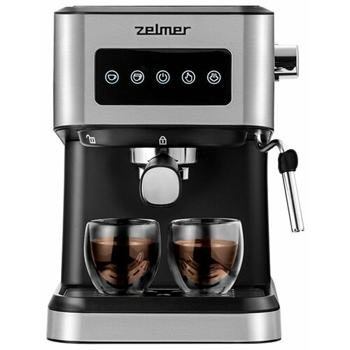 Кофеварка Zelmer EXPRESSO ZCM6255 InoxBlack 13840₽