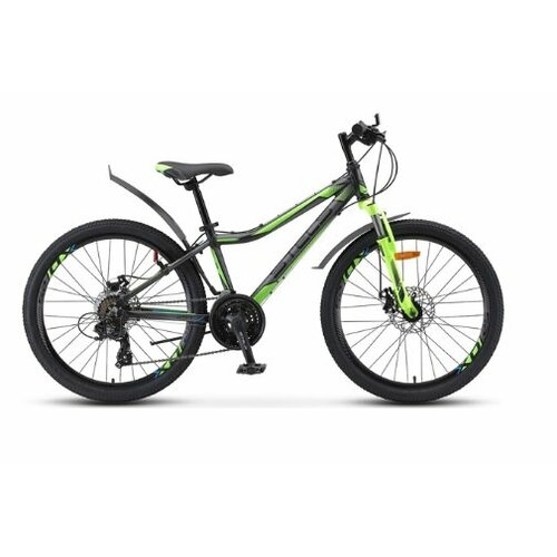 Велосипед STELS Navigator-410 MD 24 21-SP V010xLU091556-LU082934 12 blackgreen 2358000₽