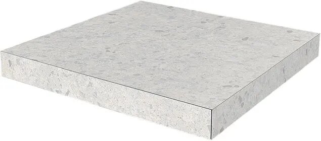 SG632420R/GCA Ступень угловая клееная Терраццо серый светлый 33x33x09 Цена за 1шт.