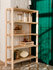Стеллаж деревянный напольный