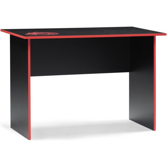 фото Стол компьютерный WOODVILLE Эрмтрауд черный / красный