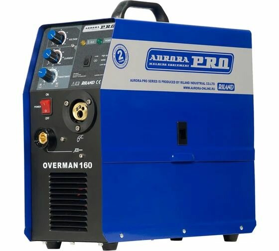 Аппарат сварочный AuroraPro OVERMAN 160 Mosfet полуавтомат Aurora pro - фото №1