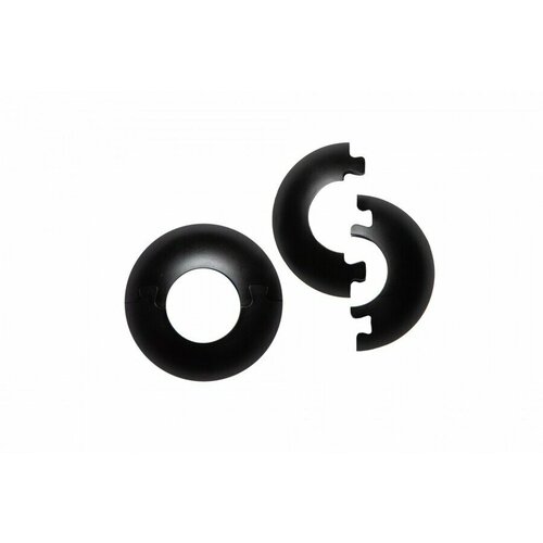 Обвод для труб (розетка), 28 мм W-PS-RO28F-M090 Черный, 2шт